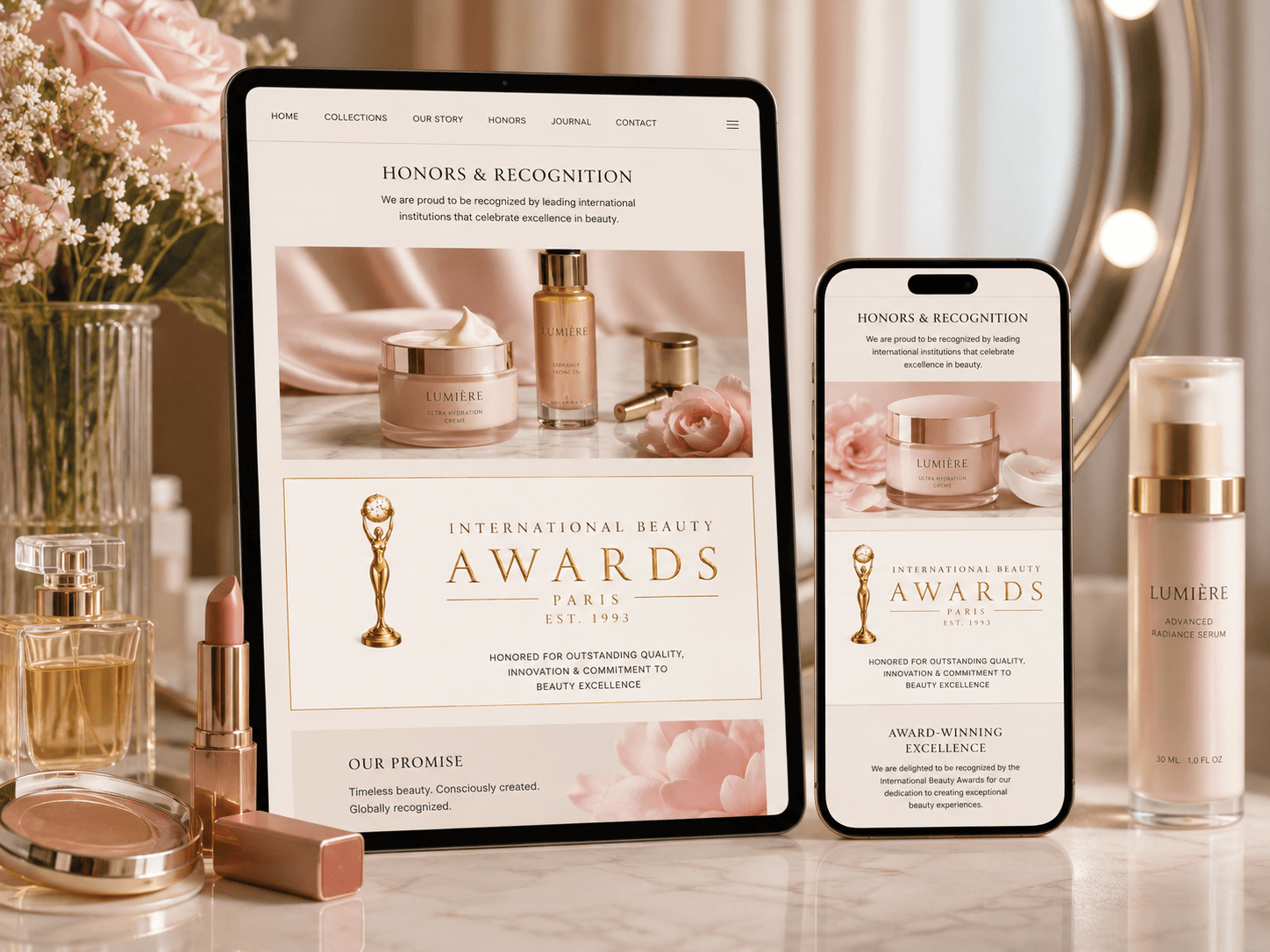Brand Website visual