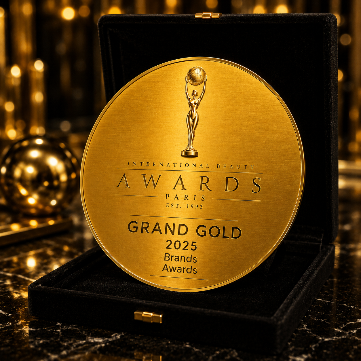 Grand Gold Award badge presentation